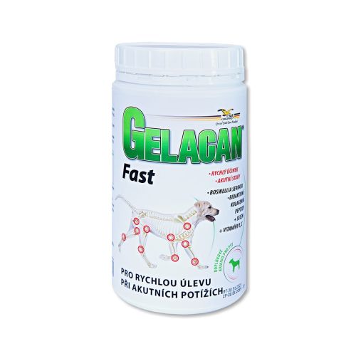 Gelacan Fast für Hunde für Gelenke Gelacan Fast dla psów na stawy 500g.jpg