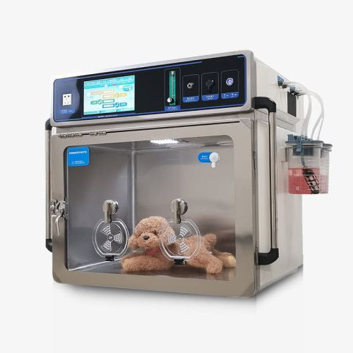 Tierärztlicher ICU-Intensivkäfig VET-SE01, 98 × 74 × 78 cm Klatka szpital ICU VET-SE01 98 × 74 × 78 cm