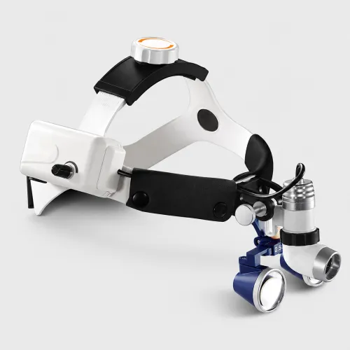 Kabellose LED-Stirnlampe (3 W) mit Lupe