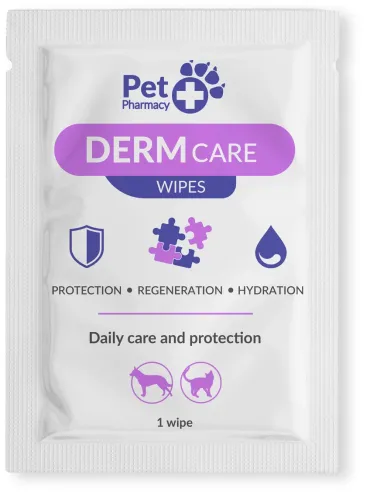 Derm Care Wipes 20 Stück.