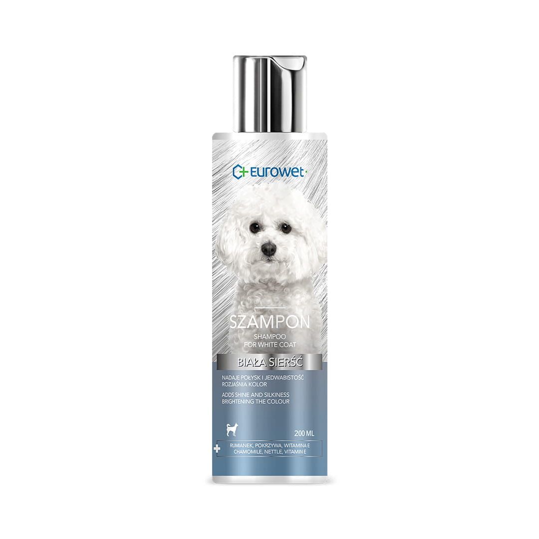 Weißes Fell Shampoo für Hunde Eurowet