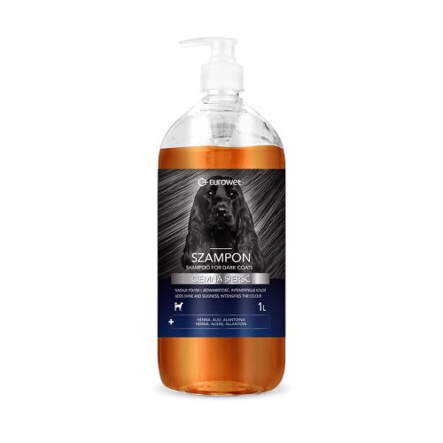Dunkles Haarshampoo für Hunde Eurowet Szampon ciemna sierść dla psa Eurowet 1l.jpg