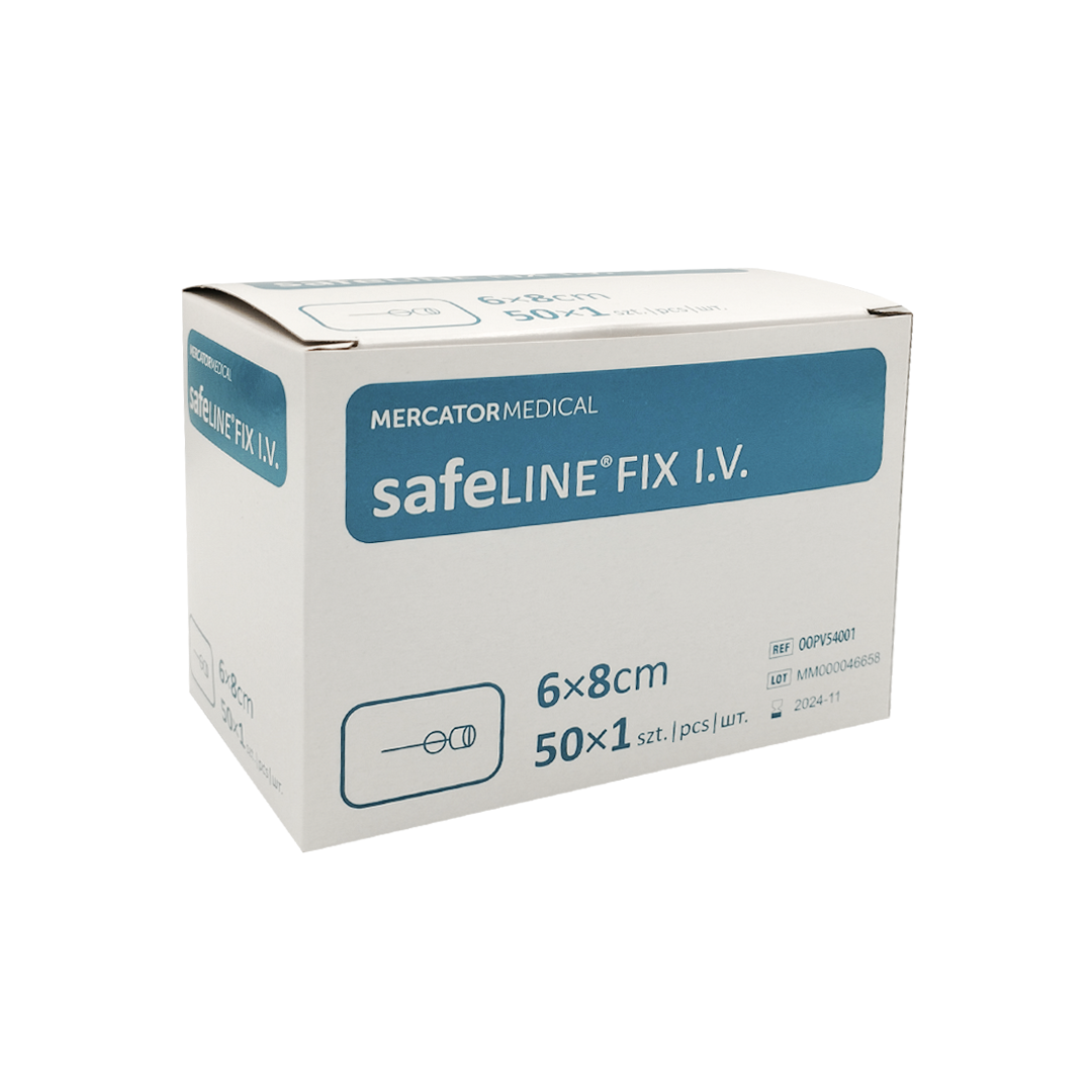 Safeline Kanülenfixierungspflaster 6x8 cm