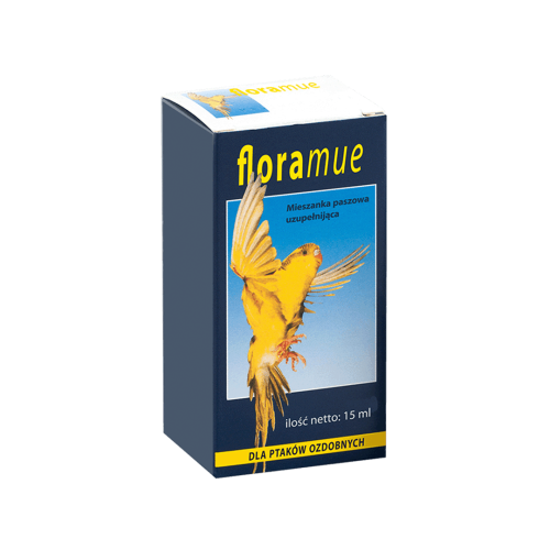 Ergänzungsfutter zur Unterstützung während der Mauser Floramue 15 ml Eurowet