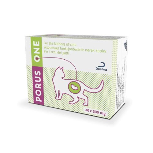 PORUS ONE für Nieren für Katzen 30 x 500 mg Dechra dechra-porus-one-box.jpg