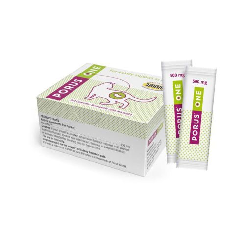 PORUS ONE für Nieren für Katzen 30 x 500 mg Dechra dechra-porus-one-box-and-packets.jpg