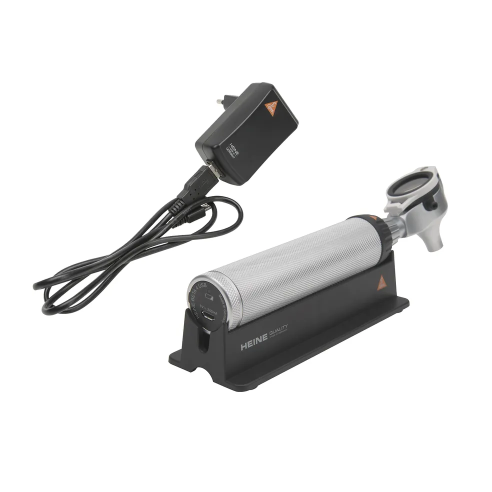 BETA 200 LED VET-Otoskop mit BETA 4 USB-Akku-Griff