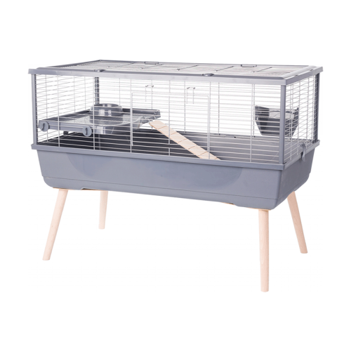 NEOLIFE 100 Käfig für Hausmeerschweinchen Zolux NEOLIFE 100 dla kawii domowej-szara.png
