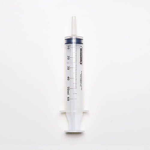 Spritze mit Katheterspitze 100 ml