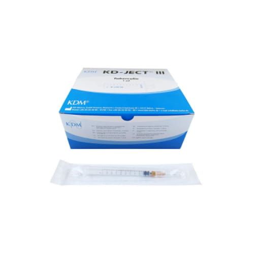 TBC 1ml Spritze mit 0.45x12 Nadel KD-JECT 100 Stk.