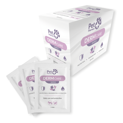 Derm Care Wipes 20 Stück.