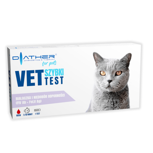 FIV Ab +FeLV Ag Test 1 Stk. Diather