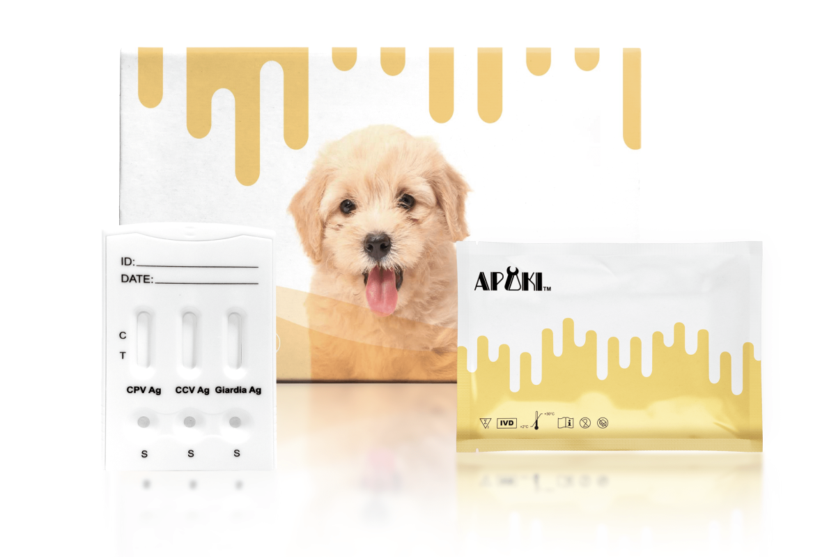 Kombitest CPV + CCV+Giardia Ag 10 Stk. Diather für Ihren Hund