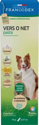 VERS O NET Paste für Verdauungsprobleme für Katzen und Hunde 70g