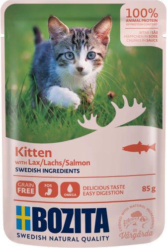 Kätzchenfutter Lachspastetchen in Sauce 6x85g