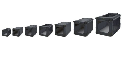 Mealson Soft Kennel Stoffkäfig 92x64x64 cm SoftKennel_anthracite_row.jpg
