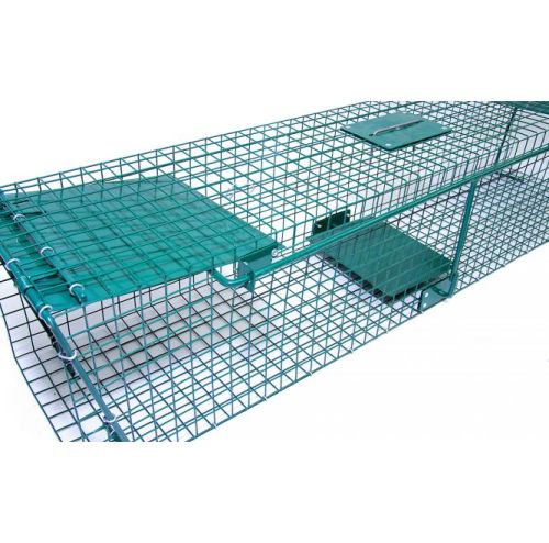 Geckofalle mit zwei Eingängen, effektiv für Marder, Otter, Grackles, Ratten 125 cm 1601-2.jpg