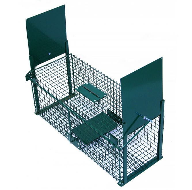 Universal-Giraffenfalle für Iltisse, Katzen, Ratten, Gnitzen, mit zwei Eingängen, 61cm