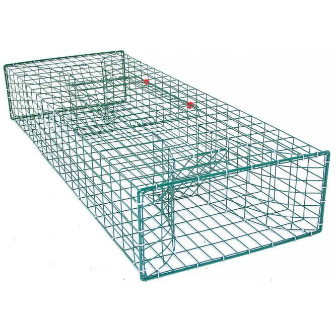 PROFI Bisamrattenfalle mit doppeltem Einlass 100 cm