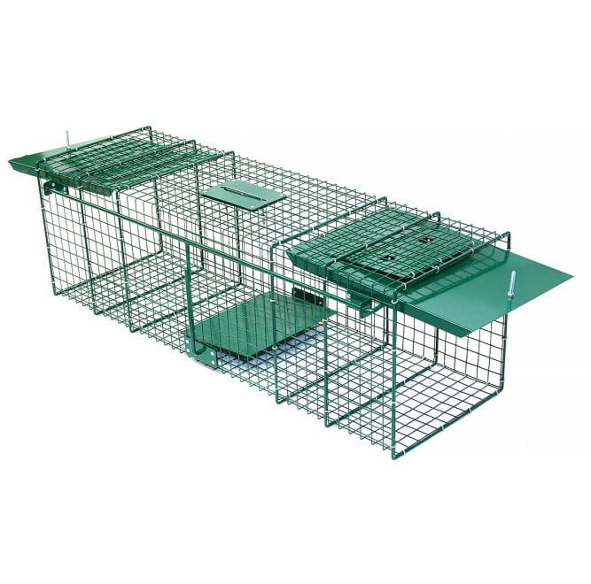 Falle für Füchse, Otter, Iltis, Wiesel Doppeleinlauf verstärkt 100 cm