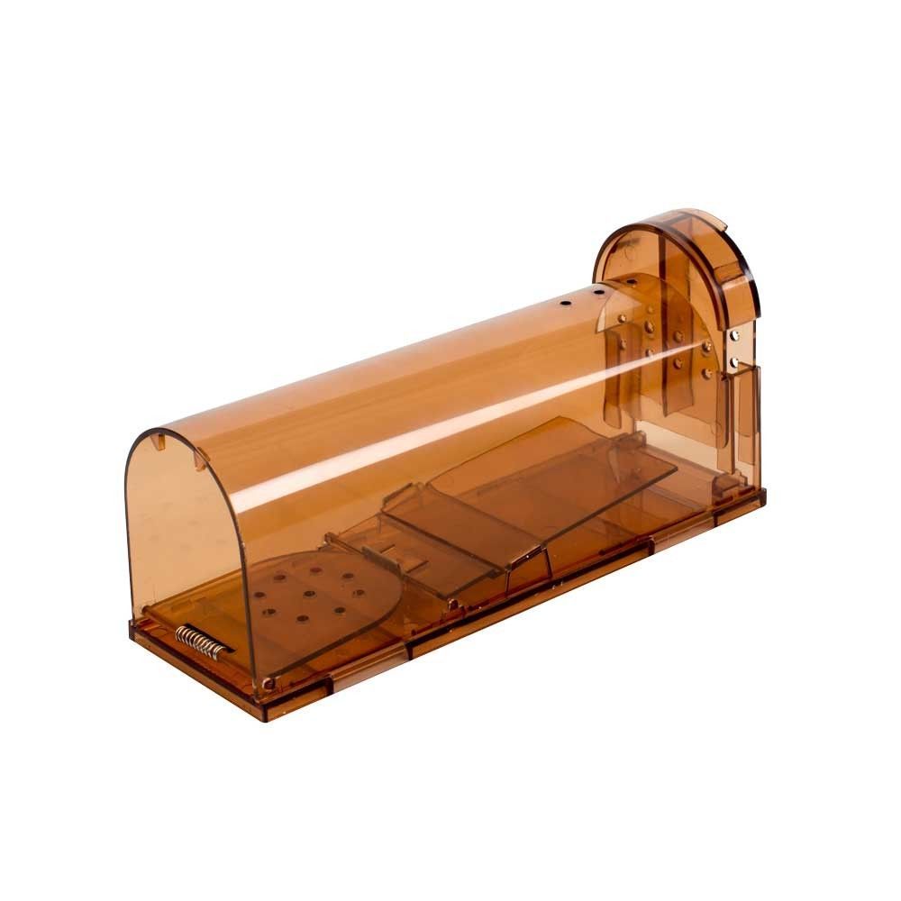 Transparente Rattenfalle mit einem Eingang