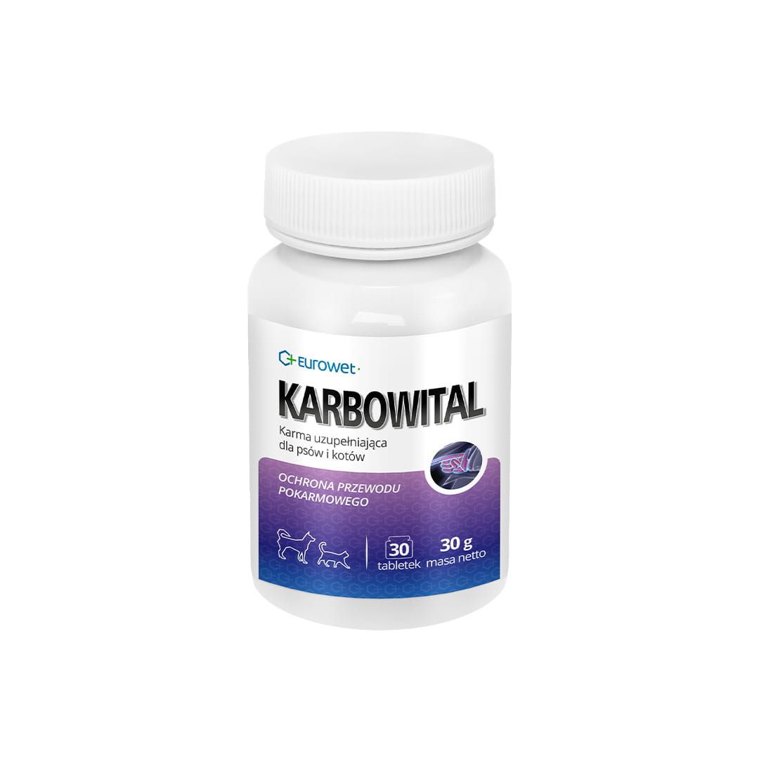 Carbovital für Hunde und Katzen 30 Stück Eurowet
