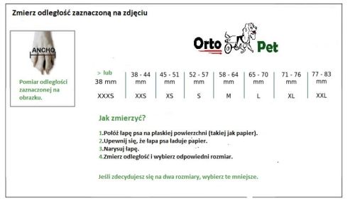 Walkinpets Schuh zur Korrektur der Gangart von Hunden lépéskorrigáló  méret pl.jpg