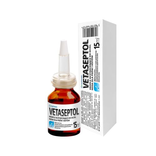 Vetaseptol Augen- und Nasentropfen 15 ml Eurowet Vetaseptol krople do oczu i nosa 15 ml Eurowet.jpg