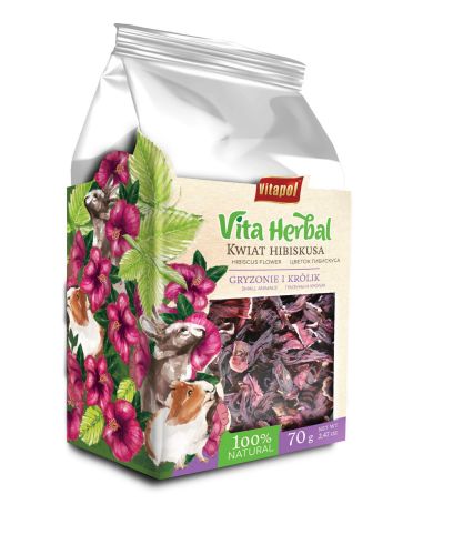 Vita Herbal für Nager und Kaninchen Hibiskusblüten 70g
