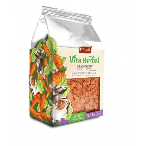 Vita Herbal für Nager und Kaninchen getrocknete Karotten 100g