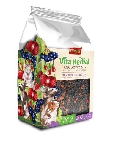 VitaHerbal für Nager und Kaninchen Beerenmischung 200g