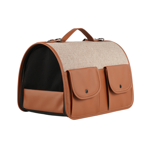Eleganter Transporter in Beige und Braun transporter-bezowo-brazowy.png