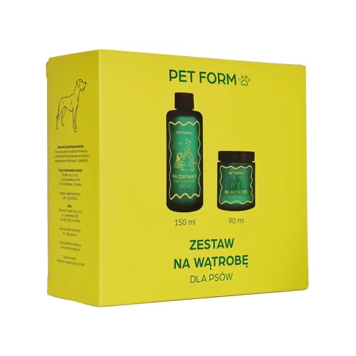 Leber-Kit für Hunde 90ml+150ml PetFormLabs zestaw-dla-psa-na-watrobe-x1.webp