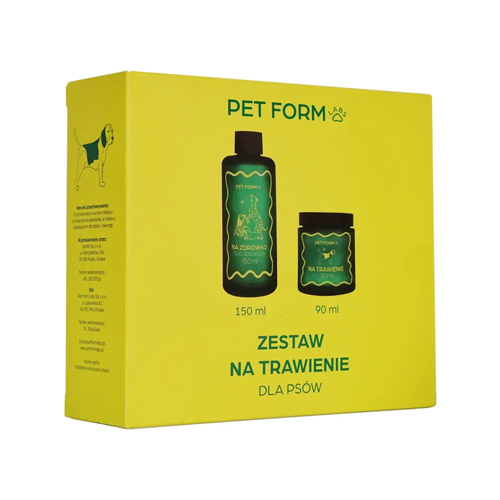 Verdauungsset für Hunde 90ml+150ml PetFormLabs