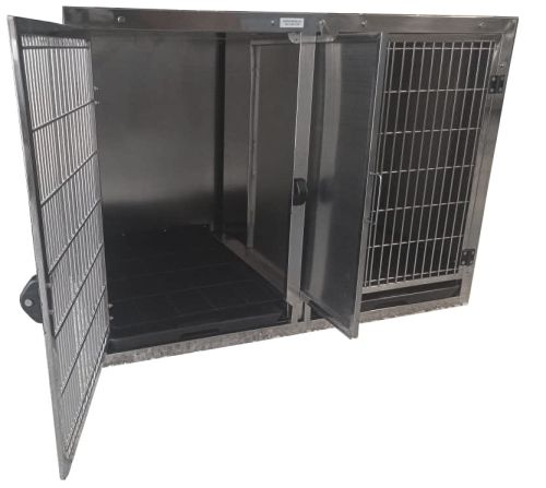Veterinärmedizinischer Tierkäfig aus Stahl Größe L Klatka-4 (1).jpg