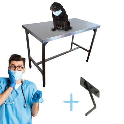 Tierärztlicher Behandlungstisch mit Haken