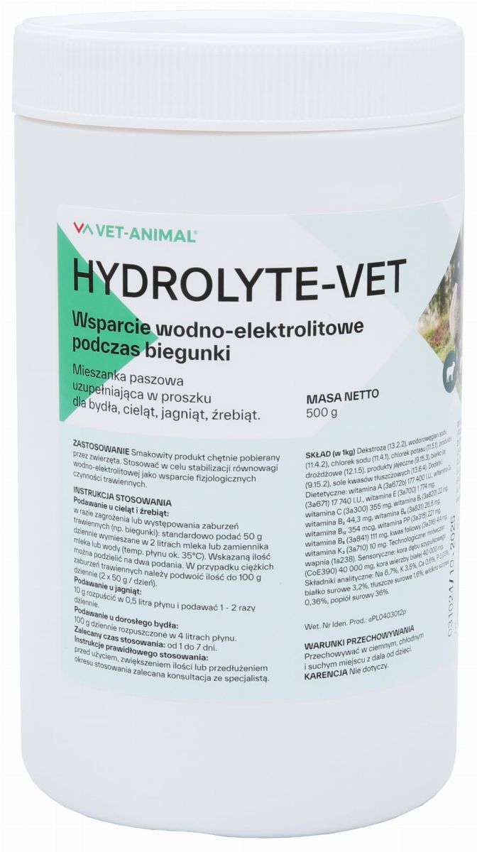 Futtermischung HYDROLYTE-VET 500 g Dose