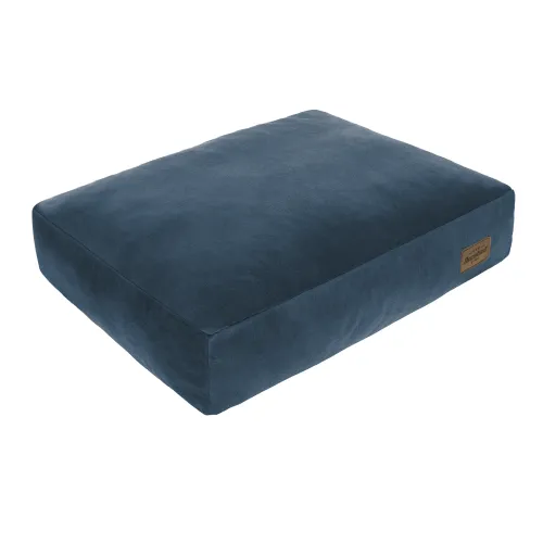 Veloursmatte PLUS Easy Clean Material navy blau