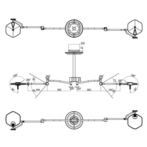 Luvis S300DC schattenfreie Operationsleuchte lampa-zabiegowo-operacyjna-dwuczaszowa-bezcieniowa-s300dc-sufitowa (4).webp